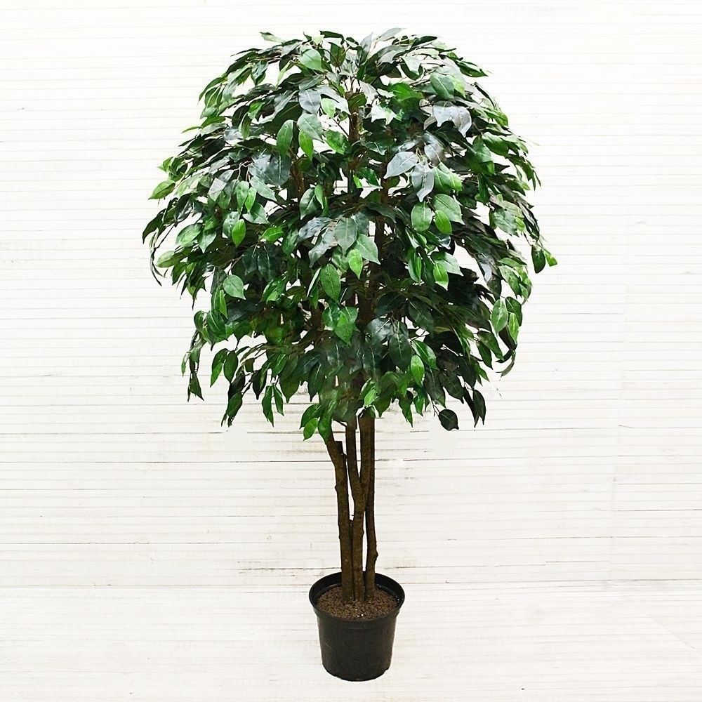 Искусственное дерево Бонсай 65 см / Для дизайна интерьера / Зеленое растение / Искусственный бонсай