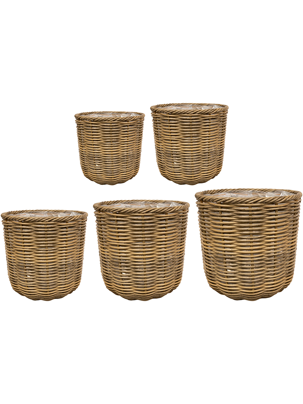 Кашпо Jet pot (set of 5) (Nieuwkoop Europe) 39620 - фото 100230