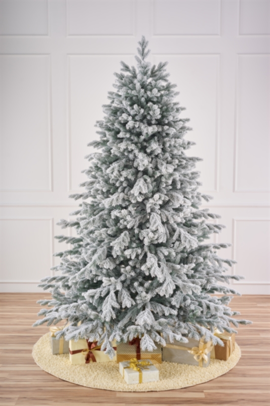 Ель искусственная заснеженная "Байкальская" (ПЭ), D156xH210 см 41225 - фото 102443