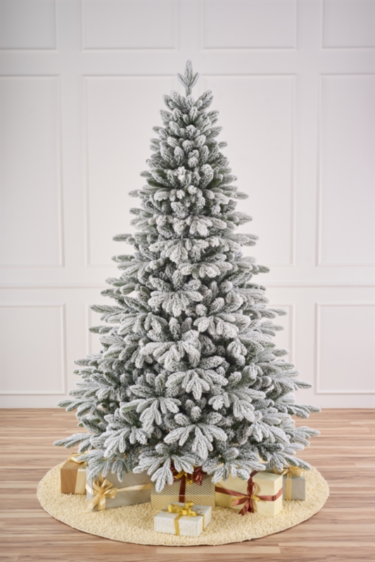 Ель искусственная заснеженная "Ленинградская" (ПВХ,ПЭ), D177xH270 см 41235 - фото 102453