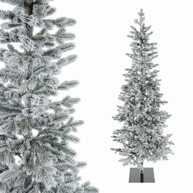 Ель искусственная заснеженная "Тикко" (ПЭ), D90xH220 см 41249 - фото 102467