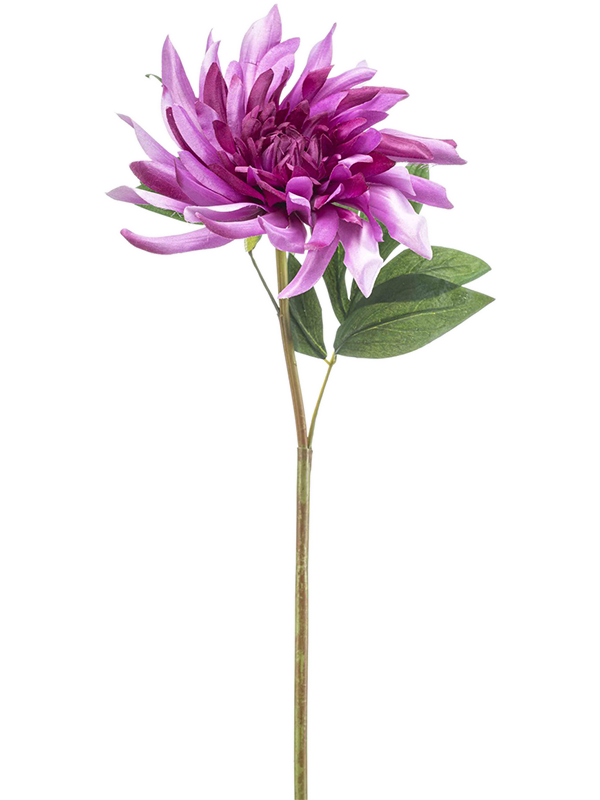 Георгин цветок фиолетовый (искусственный) Nieuwkoop Europe 41440 - фото 102680