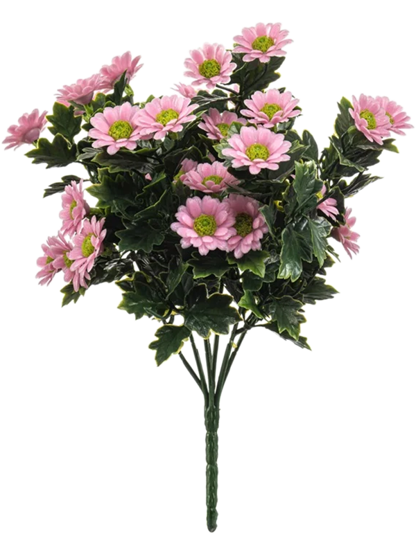 Ромашка куст розовый (искусственный) Nieuwkoop Europe 41441 - фото 102681