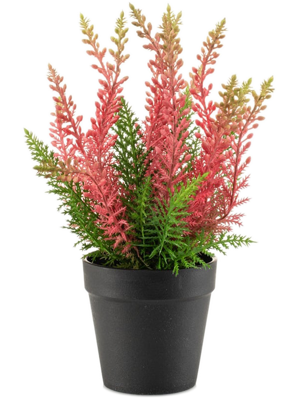 Эрика (вереск) куст розовый в кашпо (искусственный) Nieuwkoop Europe 41458 - фото 102698