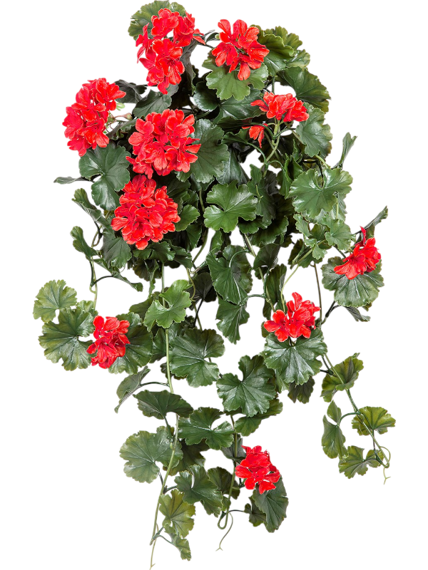 Герань куст красный (uv) (искусственный) Nieuwkoop Europe, 41516 41516 - фото 102833