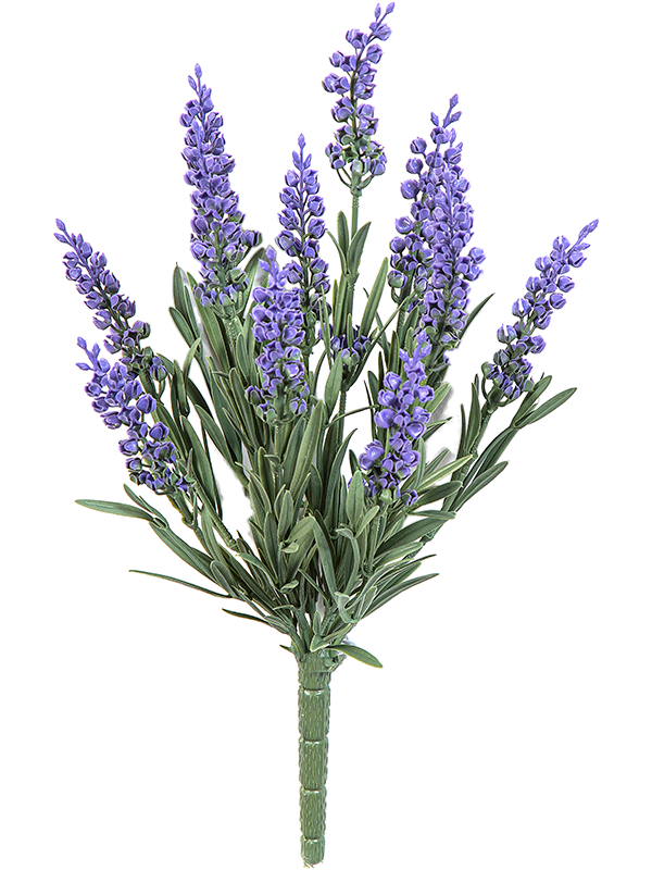 Лаванда ветка фиолетовая (fr+uv) (искусственная) Nieuwkoop Europe 41552 - фото 102869