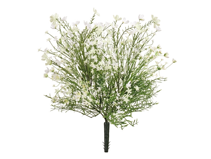 Цветущий полевой куст белый (искусственный) Treez Collection 43753 - фото 106037