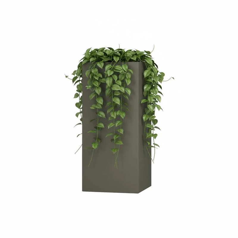 Кашпо CONCRETIKA КОЛОННА Грине низкое 44103 - фото 106433