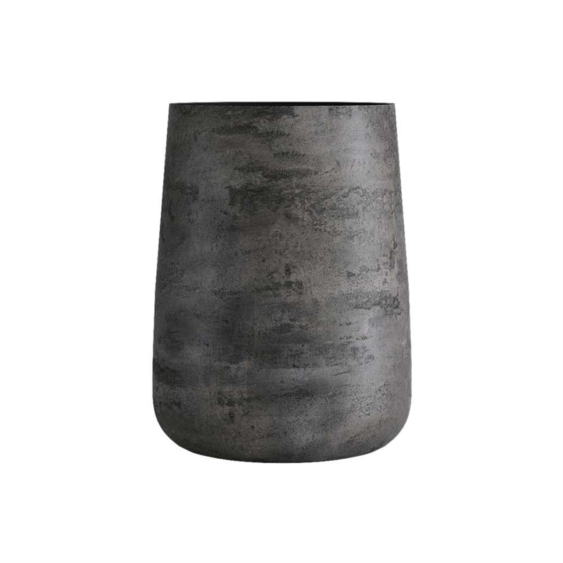 Кашпо CONCRETIKA КОНЕ КОНКРИТ ГРЕЙ ДАРК большое 44160 - фото 106490