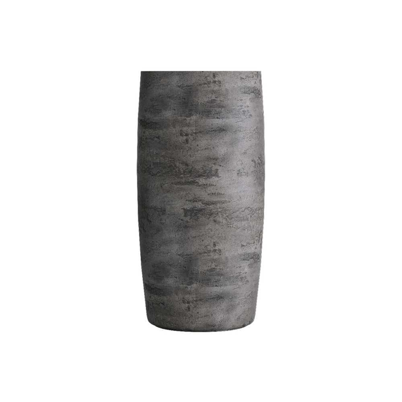 Кашпо CONCRETIKA СИГАР КОНКРИТ ГРЕЙ ДАРК большое 44759 - фото 106997