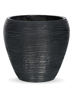 Кашпо Capi nature vase tapering round rib - фото 15042