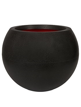 Кашпо Capi urban smooth nl vase ball i.5 black - фото 15070