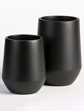 Кашпо D&m indoor vase fusion black/white (Nieuwkoop Europe) - фото 16915