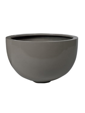 Кашпо Fiberstone glossy sand bowl (Pottery Pots) - фото 19090