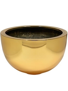Кашпо Fiberstone platinum gold bowl (Pottery Pots) - фото 19276