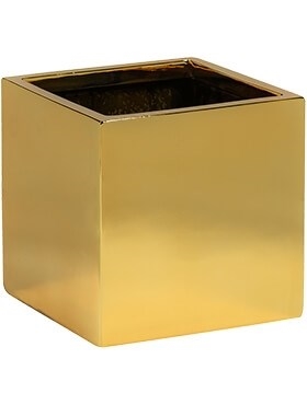 Кашпо Fiberstone platinum gold fleur (Pottery Pots) - фото 19278
