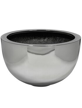 Кашпо Fiberstone platinum silver bowl (Pottery Pots) - фото 19301