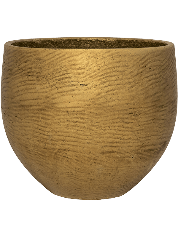 Кашпо Rough orb xxl metallic gold (Pottery Pots) - фото 29876