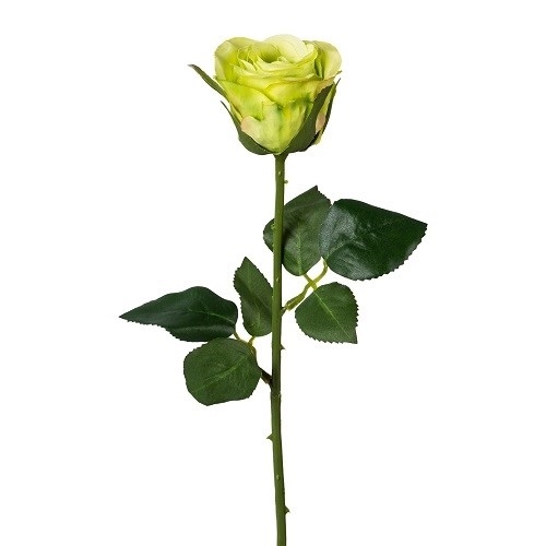 Роза H47,5 см зелёная (искусственная) GL - фото 30808