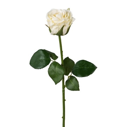 Роза H47,5 см кремовая (искусственная) GL - фото 30810