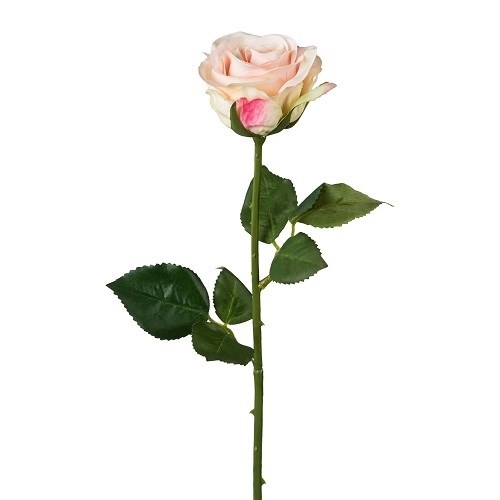 Роза H47,5 см розовая (искусственная) GL - фото 30812