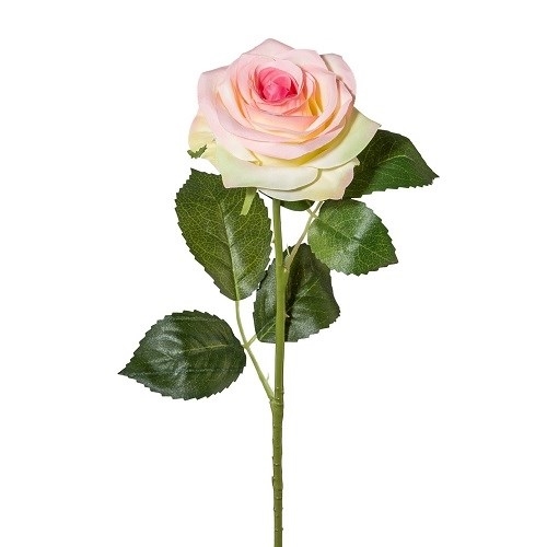 Роза H53 см розовая (искусственная) GL - фото 30826