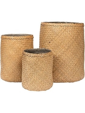 Кашпо Bohemian kenyi seagrass набор 3 шт. (Pottery Pots ) - фото 33814