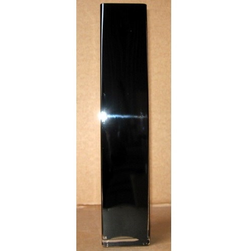 Ваза стеклянная Квадрат L10 W10 H60 см черная - фото 38492
