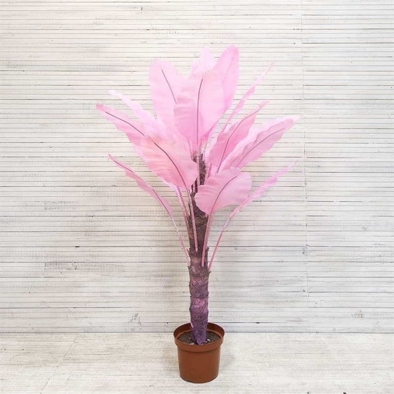 П160/356-2 Банановая Пальма розовая h160см(латекс) - фото 53868