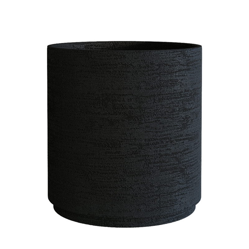 Кашпо CONCRETIKA CYLINDER XL EROSIA BLACK высокое 23481 - фото 61474