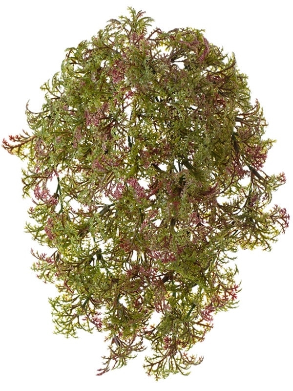 Ватер-грасс (Рясковый мох) куст зелёный с бордо (искусственный) Treez Collection - фото 64803