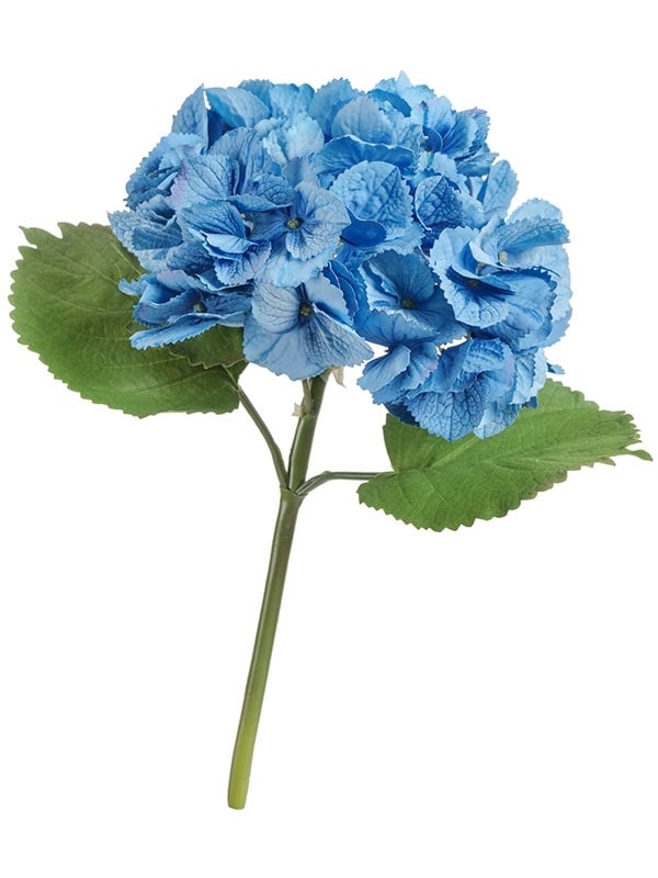 Гортензия (искусственная) тёмно-голубая крупно-цветковая (серия MDP) Treez Collection - фото 65152