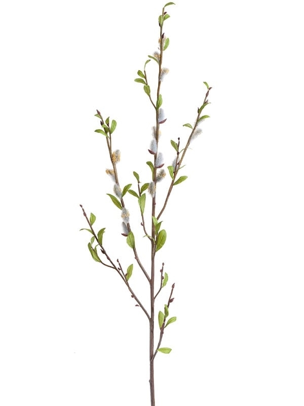 Ветвь Серебрянной Вербы с почками (искусственная) Treez Collection - фото 65328