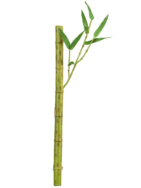 Бамбук стебель длинный св.зёленый с веточкой (искусственный) Treez Collection - фото 65355