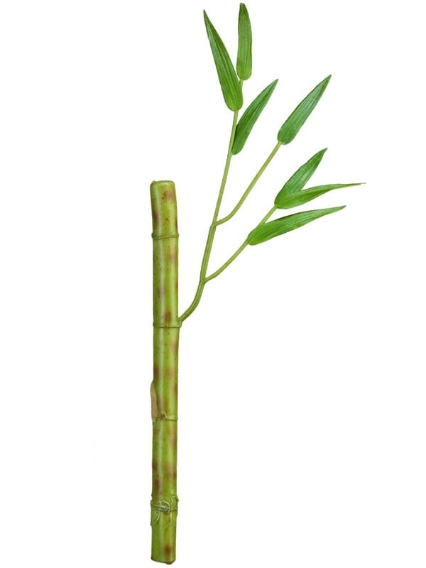 Бамбук стебель св.зелёный с веточкой (искусственный) Treez Collection - фото 65448