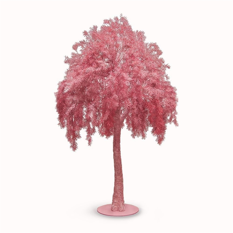 300разб/362 Дерево интерьерное(латекс) h300см, бордовый - фото 66123