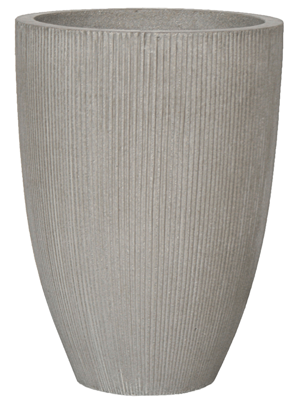 Кашпо Fiberstone ridged cement ben (Pottery Pots) - фото 66893