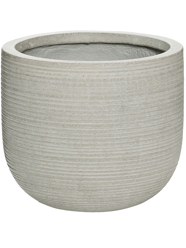 Кашпо Fiberstone ridged cement cody horizontal (Pottery Pots) - фото 66895