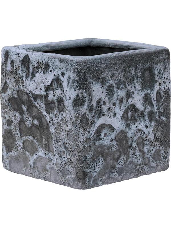 Кашпо Lava cube relic glazed inside (Nieuwkoop Europe) - фото 69453