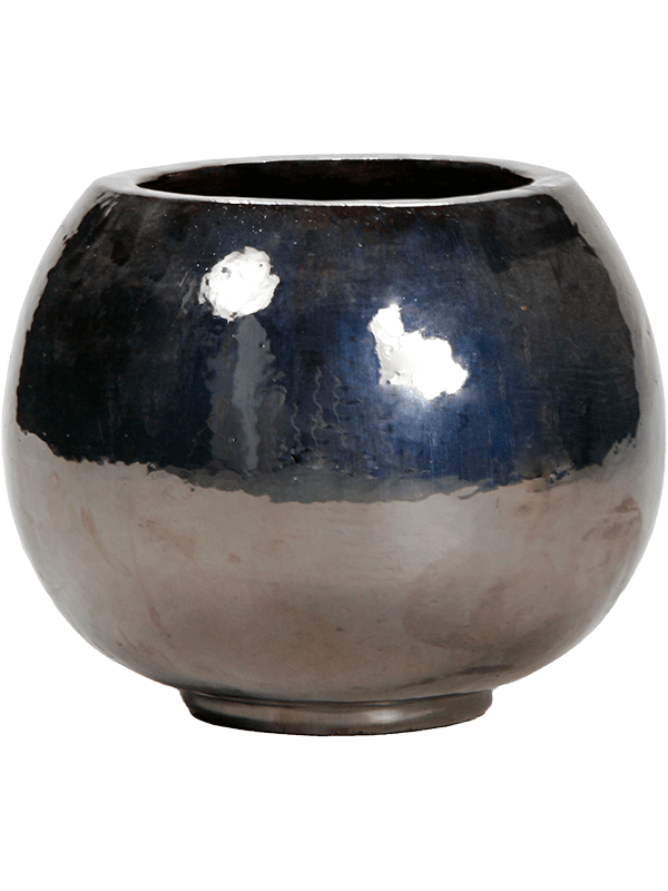 Кашпо Plain globe metal glaze (Nieuwkoop Europe) - фото 69517