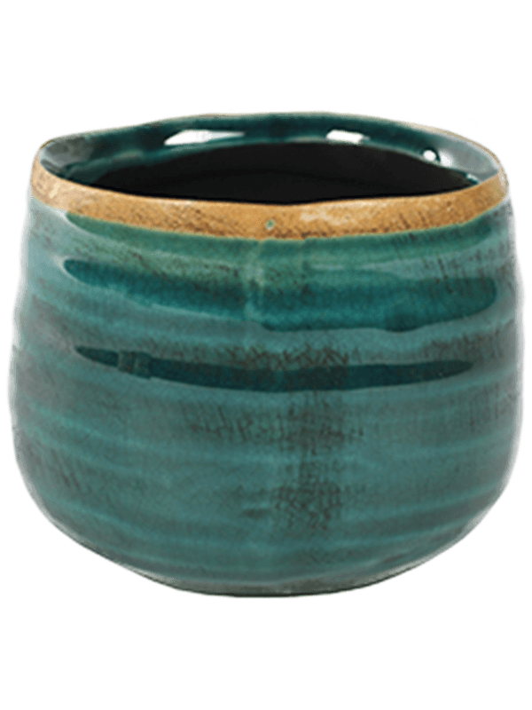 Кашпо Indoor pottery pot iris низкий (Nieuwkoop Europe) - фото 69554