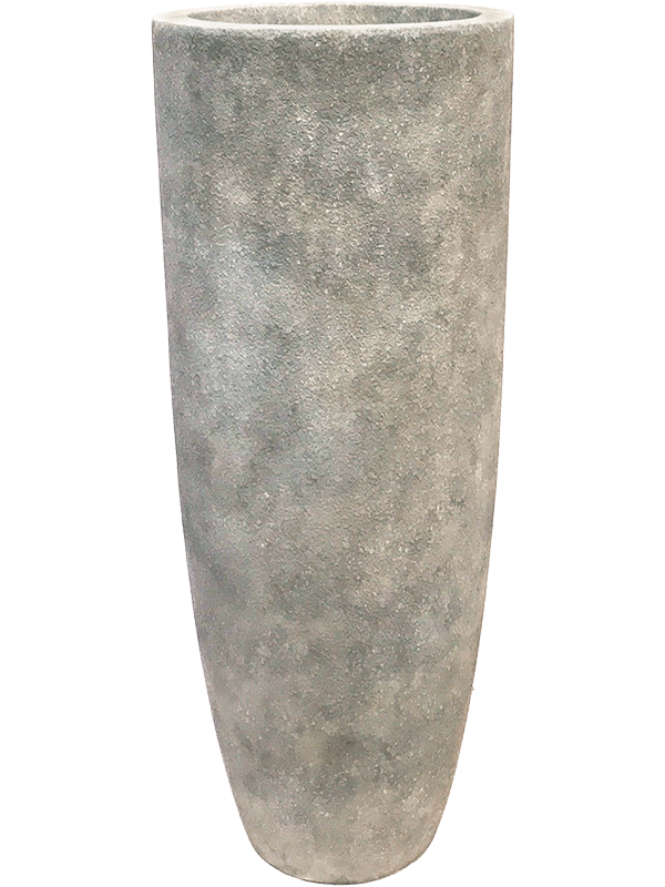 Кашпо Luxe lite stone luna partner grey конус (Nieuwkoop Europe) - фото 69615