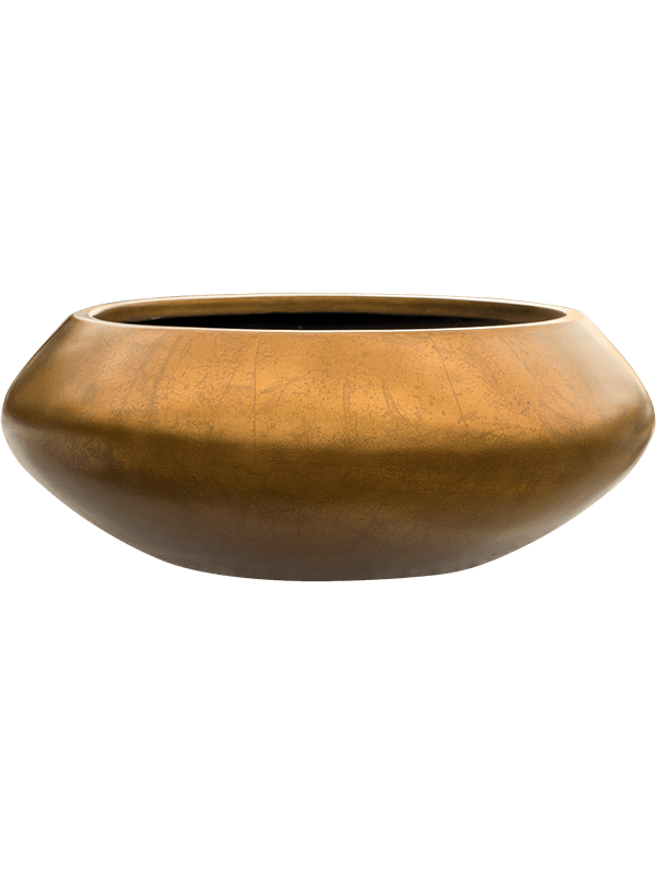 Кашпо Metallic silver leaf bowl ufo (Nieuwkoop Europe) - фото 69652