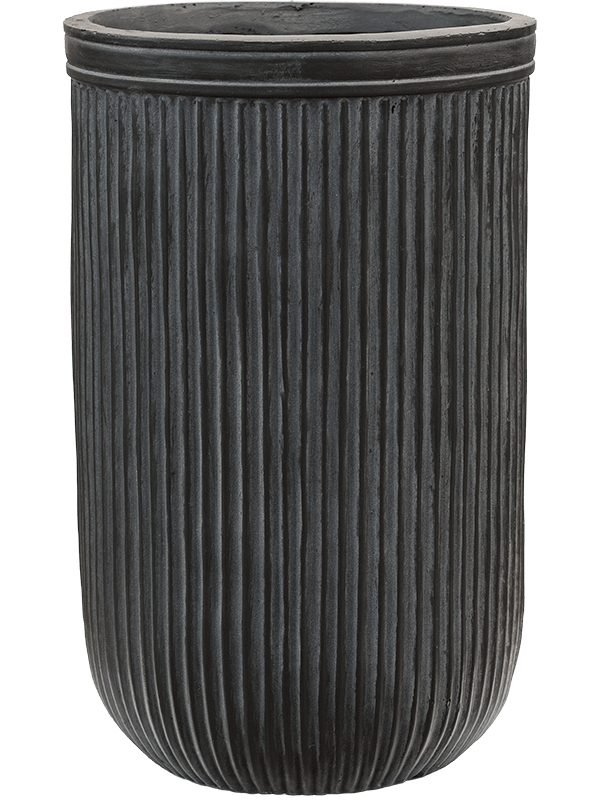 Кашпо Vertical rib cylinder высокий (Nieuwkoop Europe) - фото 69734