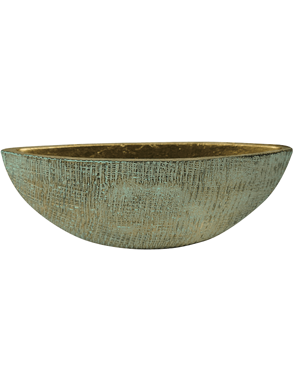 Кашпо Indoor pottery boat ryan shiny овальное (Nieuwkoop Europe) - фото 69957