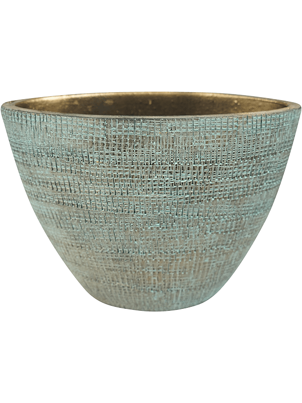 Кашпо Indoor pottery planter ryan shiny per овальное 2 шт. (Nieuwkoop Europe) - фото 70085