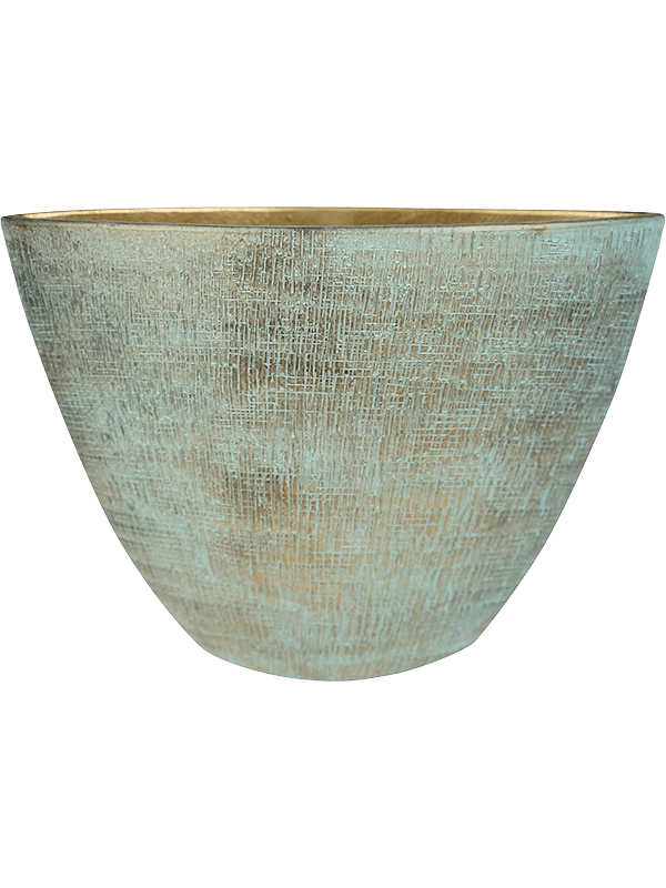 Кашпо Indoor pottery planter ryan shiny овальное (Nieuwkoop Europe) - фото 70088