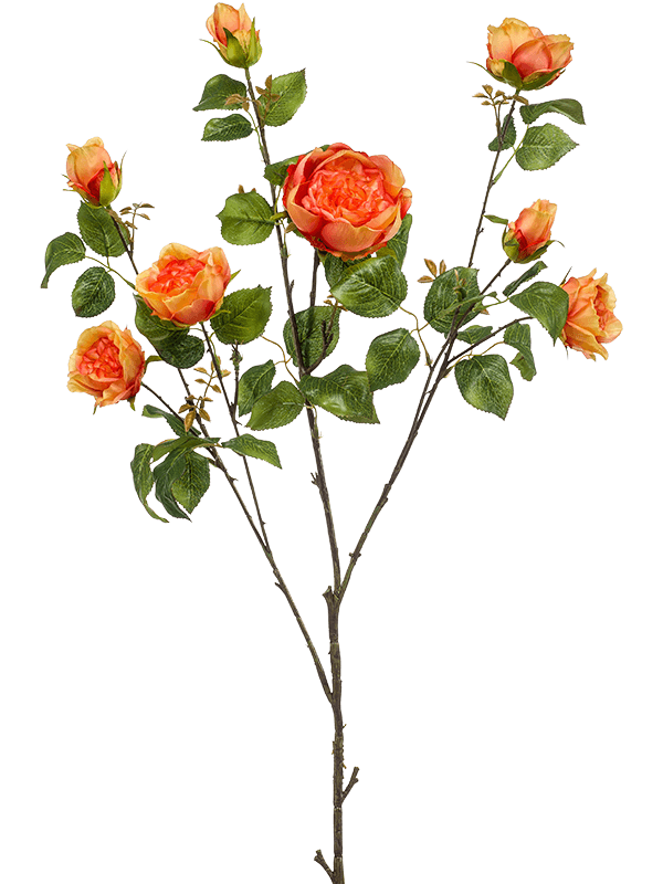 Роза Лондон оранжевая (искусственная) Nieuwkoop Europe - фото 73151