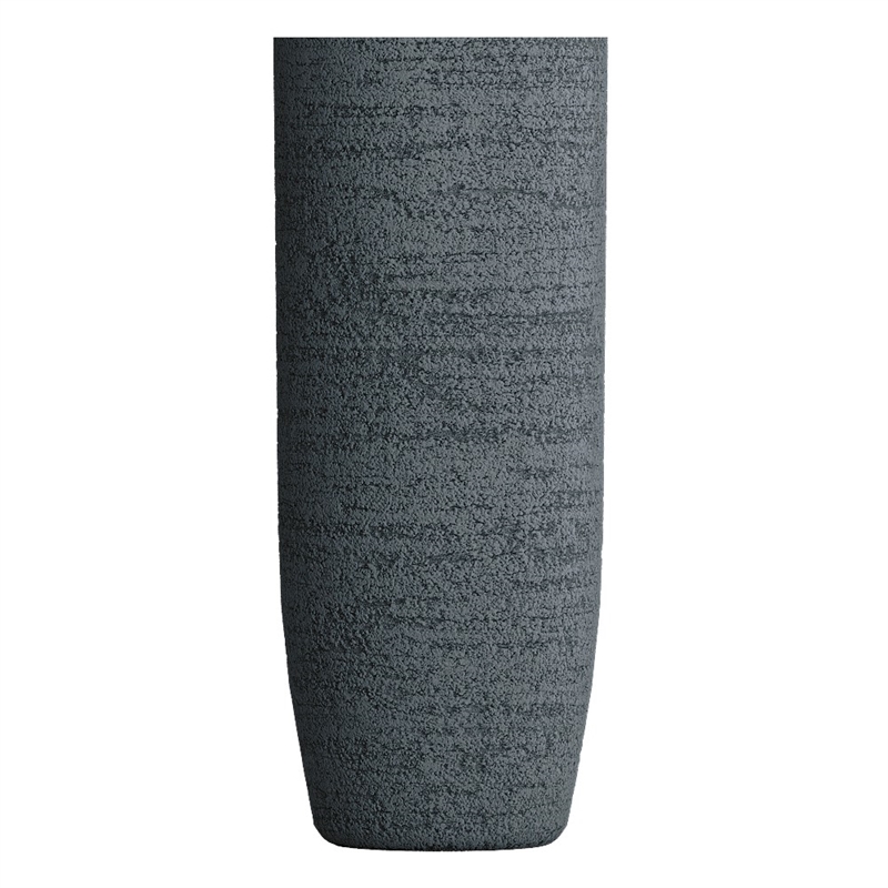 Кашпо CONCRETIKA YAR EROSIA GREY высокое 38933 - фото 97208