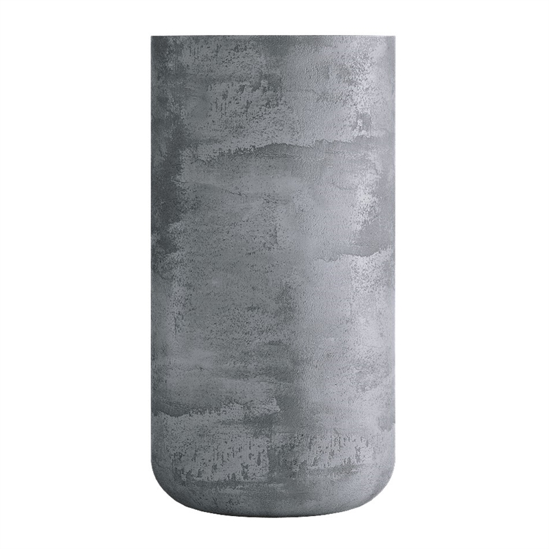 Кашпо CONCRETIKA TOPPER CONCRETE GREY LIGHT высокое 23407 - фото 97465